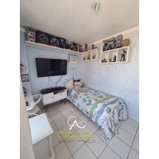 Apartamento 2/4, varanda, salas estar e jantar, cozinha, área de serviço, no Jardins - Aracaju