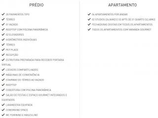 Apartamentos Studio e 1 Quarto a Venda - Rosarinho