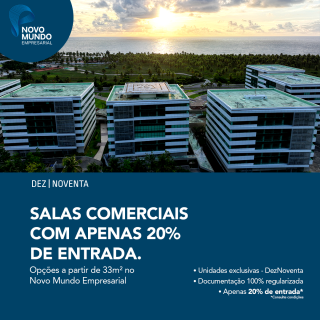 Sala Comercial Para Vender no Paiva. 33m². Novo Mundo Empresarial.