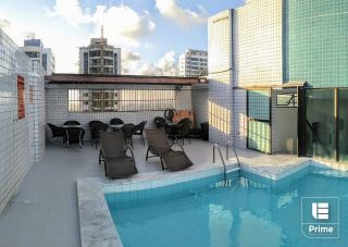 Apartamento 01 quarto 30m²  Boa Viagem Piscina no Rooftop