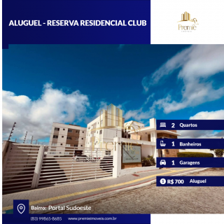 ALUGUEL - RESERVA RESIDENCIAL CLUB