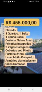 Apartamento Para Vender com 03 quartos 01 suítes no bairro Califórnia em Belo Horizonte