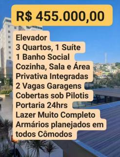 Apartamento Para Vender com 03 quartos 01 suítes no bairro Califórnia em Belo Horizonte