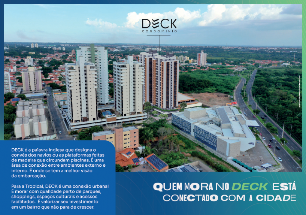 DECK Condomínio: Conectado com a Cidade e a Natureza