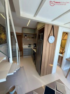 Studio com Mezanino Finamente Decorado 32 m2.
