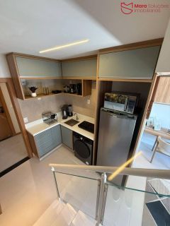 Studio com Mezanino Finamente Decorado 32 m2.