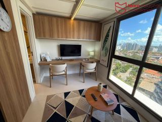Studio com Mezanino Finamente Decorado 32 m2.