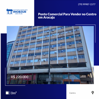 Ponto Comercial Para Vender no Centro em Aracaju