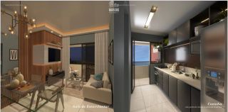 Ethos Residence Apartamento Para Vender com 3 quartos 1 suítes no bairro Murilópolis em Maceió