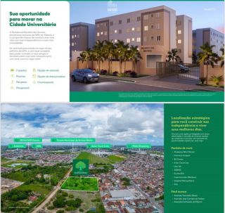 Recanto das Árvores - Apartamento Para Vender com 2 quartos no bairro Cidade Universitária em Maceió